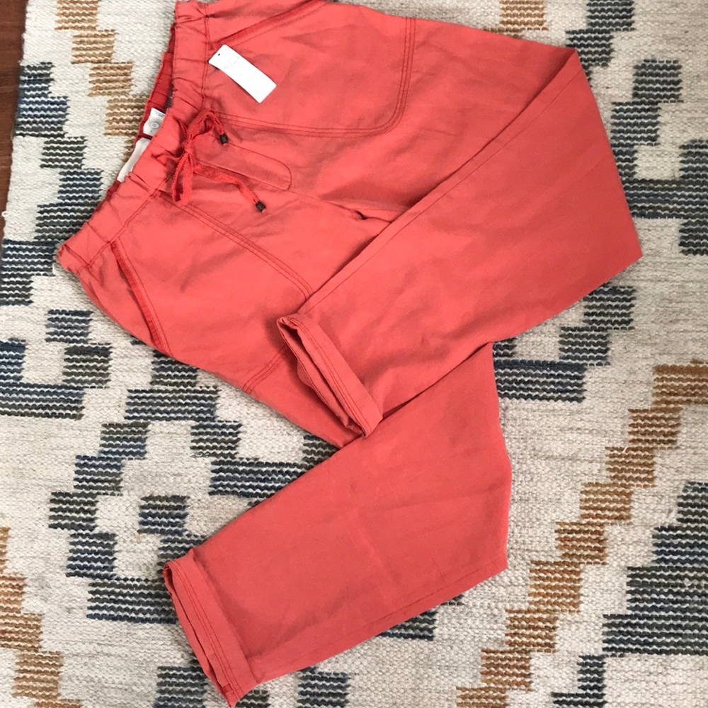 NWT Anthropologie ~ Hei Hei ~ Orange Jogger Pants